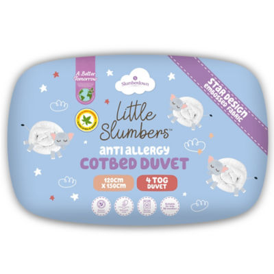 Little Slumbers Cot Bed Duvet - 4 tog thumbnail 2