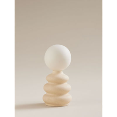 Cream Sculptural Battery Decorative Light thumbnail 2