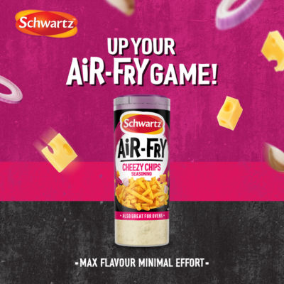 Air Fryer Cheezy Chips Seasoning Drum 140g thumbnail 4