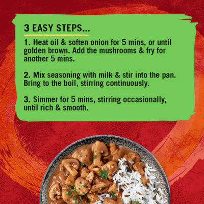 Creamy Mushroom Stroganoff Recipe Mix 35g thumbnail 3