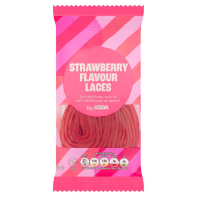 Strawberry Flavour Laces 50g thumbnail 2