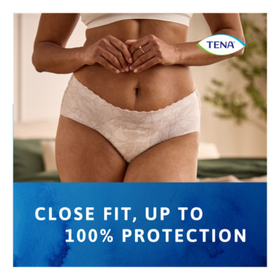 Silhouette Normal Blanc Low waist incontinence underwear Large 10 Pack thumbnail 4