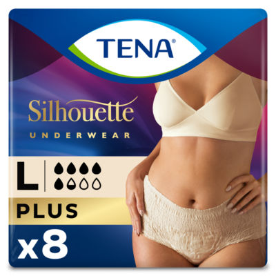 Silhouette Incontinence Pants Cream L 8 Pack