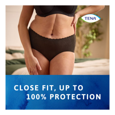 Silhouette Incontinence Pants Black M 9 Pack thumbnail 3