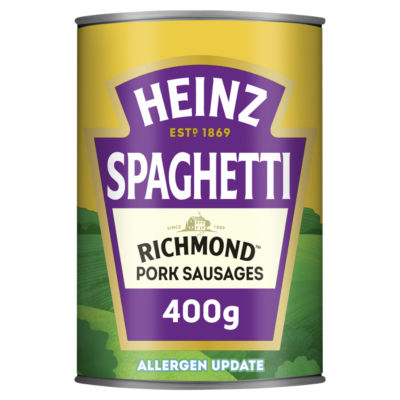 Heinz Spaghetti & Richmond Sausages