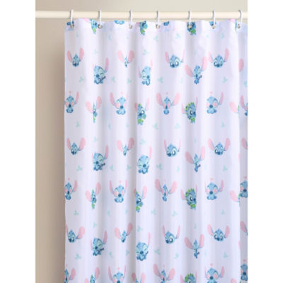 Disney Stitch Kawaii Shower Curtain thumbnail 2