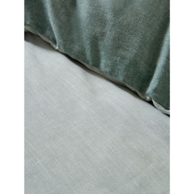 Green Reversible Textured Duvet Set - King thumbnail 5