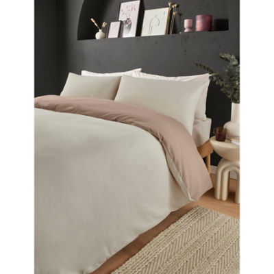 Natural Reversible Duvet Set -Single thumbnail 4