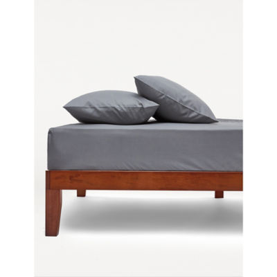 Grey Deep Fitted Sheet - King thumbnail 2