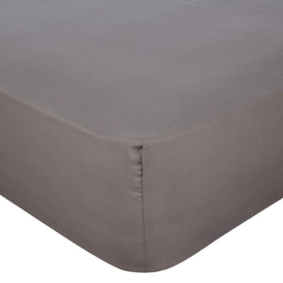 Grey Deep Fitted Sheet - King thumbnail 3