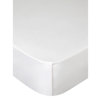 George Home White Luxuriously True Grip Soft 100% Cotton 300 Thread Count Flat Sheet - King
