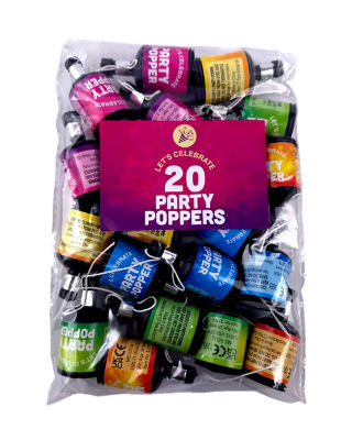 Party Poppers 20PK