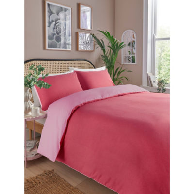 Bright Pink Reversible Duvet Set - Double thumbnail 2