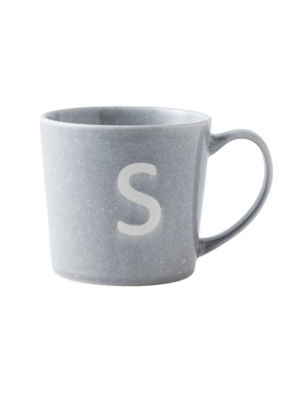 Alphabet Reactive Stoneware Mug thumbnail 2