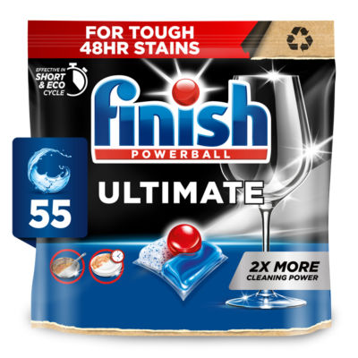 Ultimate All In One Dishwasher Tablets Fresh - 55 Tabs thumbnail 2