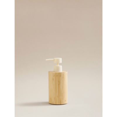 George Home Light Wood Bamboo Dispenser