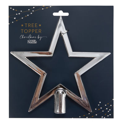 Silver Star Tree Topper