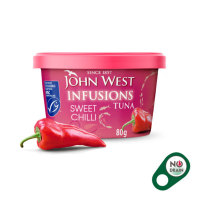 Sweet Chilli No Drain Tuna Infusions 80g thumbnail 2