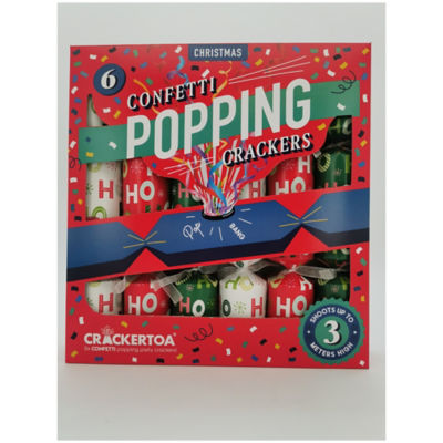 Crackertoa Confetti Popping Party Crackers