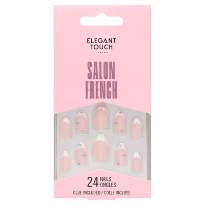 London Salon French 24 Nails No. 128 thumbnail 2