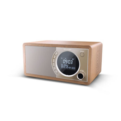 SHARP DR-450(BR) Digital & Bluetooth Radio in Brown