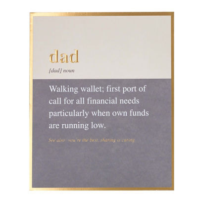 Dad Birthday card