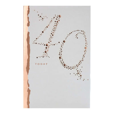 40th Birthday card