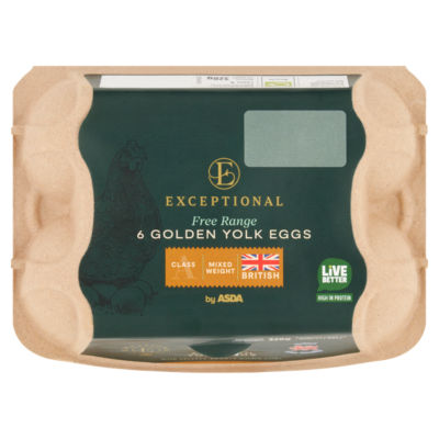 6 Free Range Golden Yolk Eggs 328g thumbnail 2