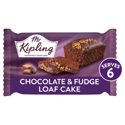 Milk Chocolate & Fudge Loaf Cake 220g