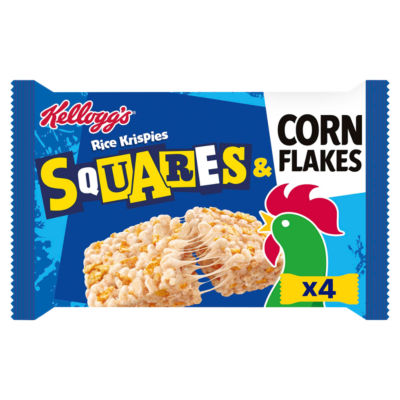 Squares & Corn Flakes Rice Krispies Bars 4 x 31g (124g) thumbnail 2