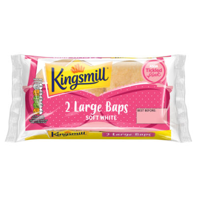 2 Large Baps Soft White thumbnail 2