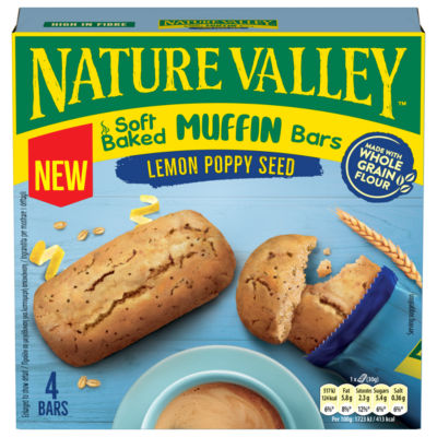 Cereal Bars Muffin Bars Lemon Poppy Seed 4x30g thumbnail 4