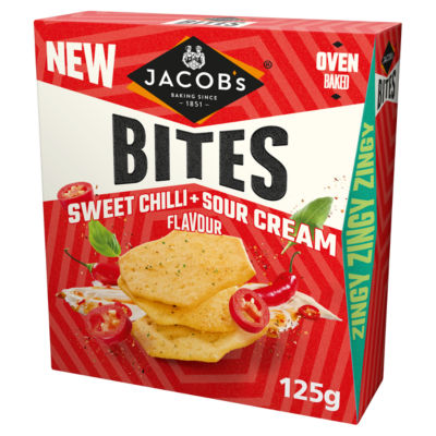 Bites Sweet Chilli & Sour Cream Crackers 125g thumbnail 2