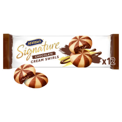 McVitie's Signature Chocolate Cream Swirls Biscuits