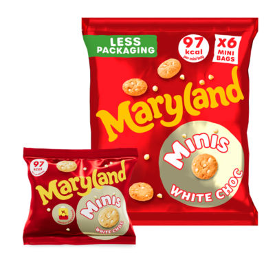 Maryland Minis White Choc 6 x 19.8g (118.8g)