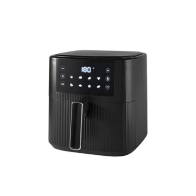 Black Textured 8 Litre Digital Air Fryer thumbnail 2