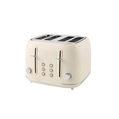 Cream Textured 4-Slice Toaster thumbnail 2