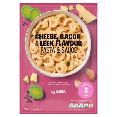 Cheese, Bacon & Leek Flavour Pasta & Sauce 110g thumbnail 2