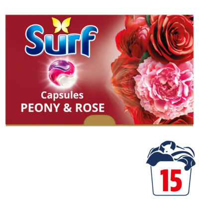 3 in 1 Peony & Rose Laundry Washing Detergent Capsules 15 washes thumbnail 2