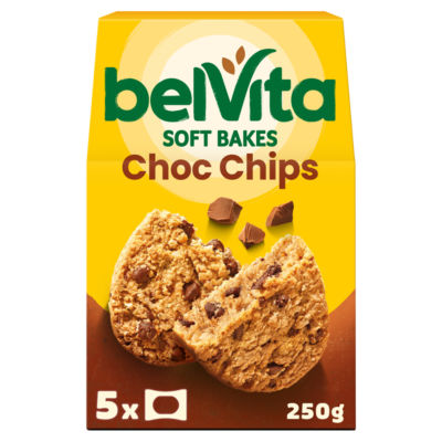 Belvita Soft Bakes Chocolate Chip Cereal Snack Bars Multipack 250g (5 x 50g) thumbnail 2