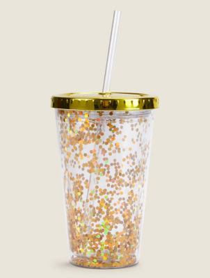 Gold Glitter Soda Cup thumbnail 2