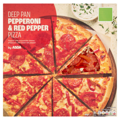 Deep Pan Pepperoni & Red Pepper Pizza 441g thumbnail 2