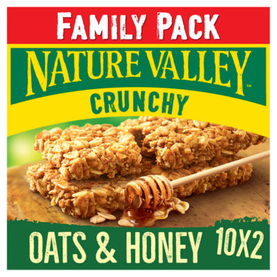 Crunchy Oats & Honey Cereal Bars Family Pack 10 x 42g (420g) thumbnail 2