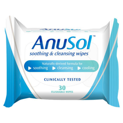 Soothing & Cleansing Flushable Wipes for Haemorrhoids and Piles Treatment 30 Pack thumbnail 2