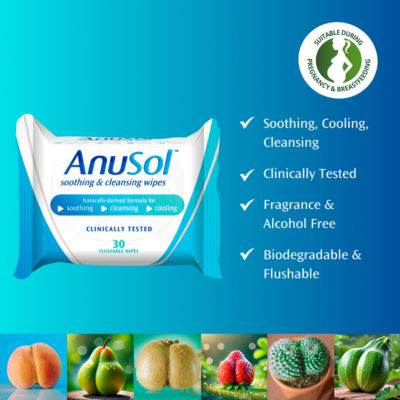 Soothing & Cleansing Flushable Wipes for Haemorrhoids and Piles Treatment 30 Pack thumbnail 3