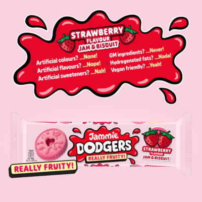 Strawberry Flavour Jam & Biscuit 140g thumbnail 4