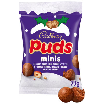 Dairy Milk Chocolate Mini Puds Bag 73g thumbnail 2