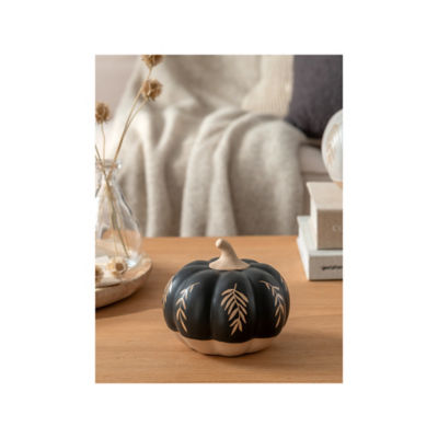 Black Pumpkin Ornament