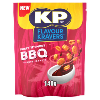 Flavour Kravers Sweet'N'Smoky BBQ Peanuts 140g thumbnail 2