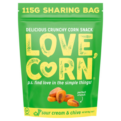 Sour Cream & Chive Delicious Crunchy Corn 115g thumbnail 2